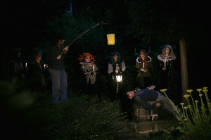 Ein Sommernachtstraum Regie:Frank Schletter Garten Budde Haus leipzig